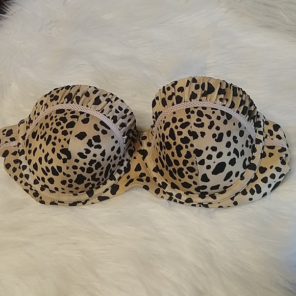 Victoria's Secret Leopard Push Up Bikini Top 36B - Picture 5 of 5